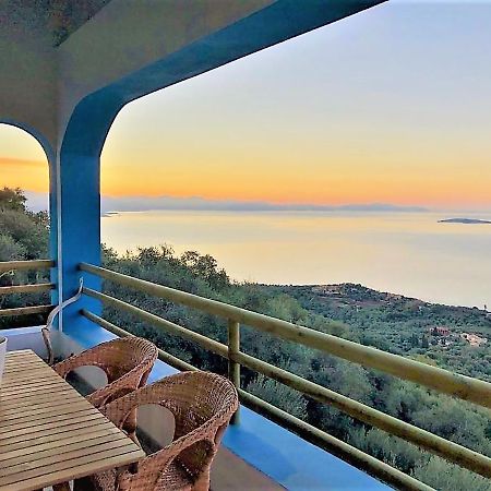House Tanna Of Villa Intaba Spectacular Sea Views Corfiot Riviera Spartilas Corfu Island Greece Close To Ipsos Beach Spartylas Екстер'єр фото