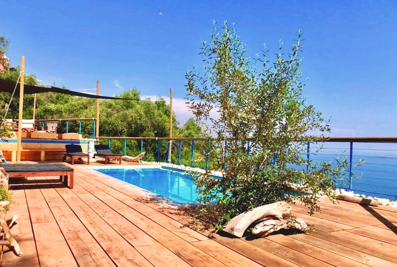 House Tanna Of Villa Intaba Spectacular Sea Views Corfiot Riviera Spartilas Corfu Island Greece Close To Ipsos Beach Spartylas Екстер'єр фото
