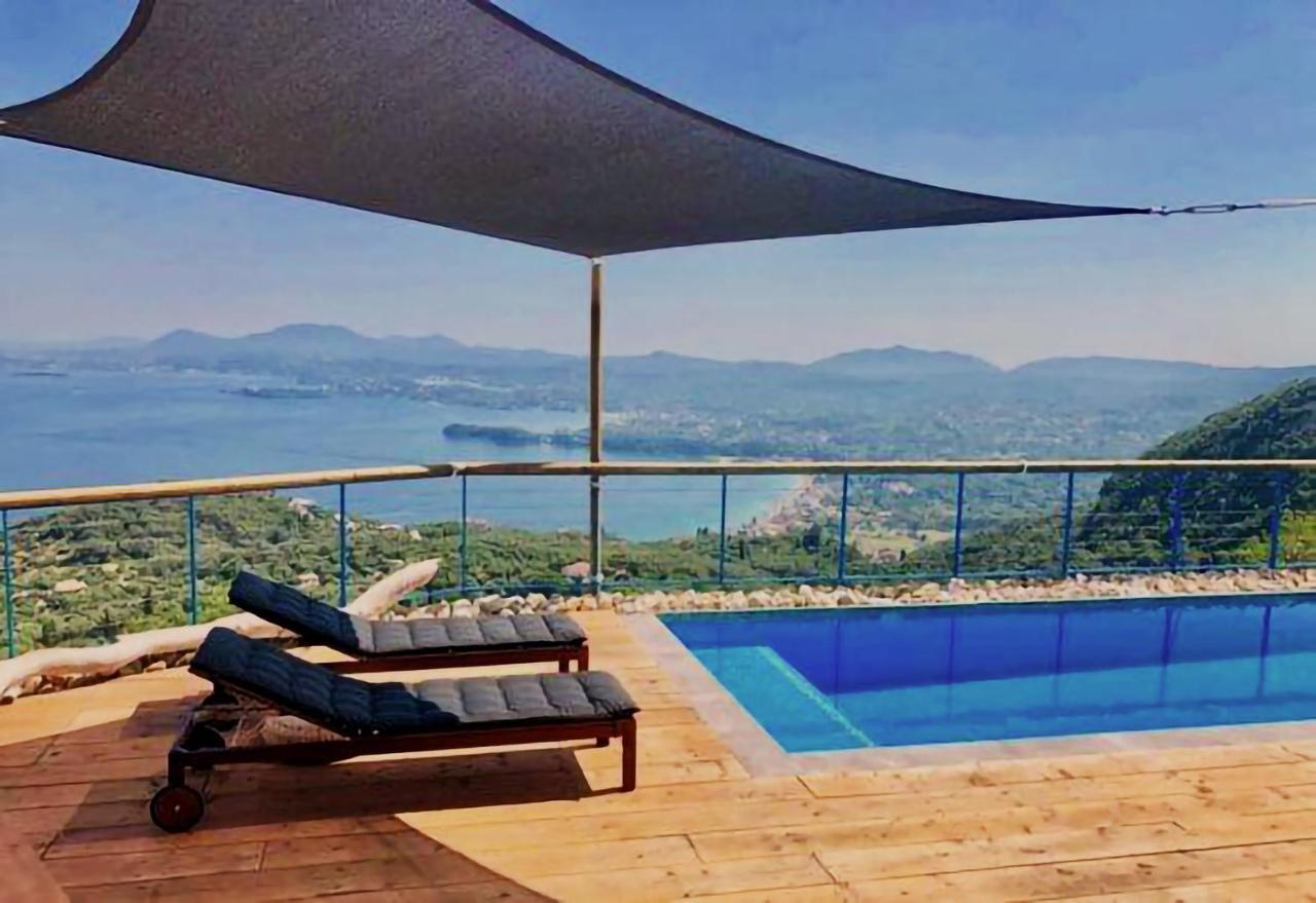 House Tanna Of Villa Intaba Spectacular Sea Views Corfiot Riviera Spartilas Corfu Island Greece Close To Ipsos Beach Spartylas Екстер'єр фото