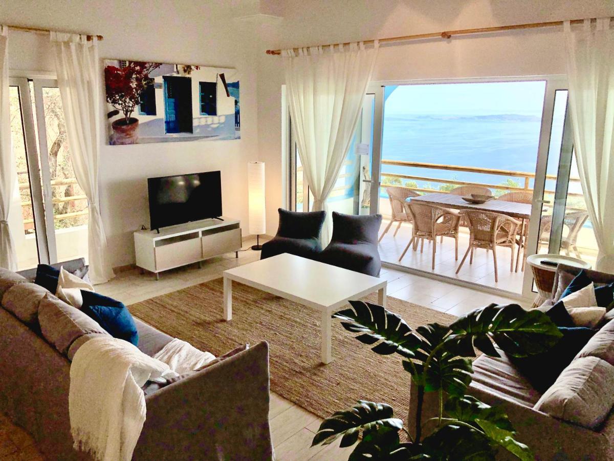 House Tanna Of Villa Intaba Spectacular Sea Views Corfiot Riviera Spartilas Corfu Island Greece Close To Ipsos Beach Spartylas Екстер'єр фото