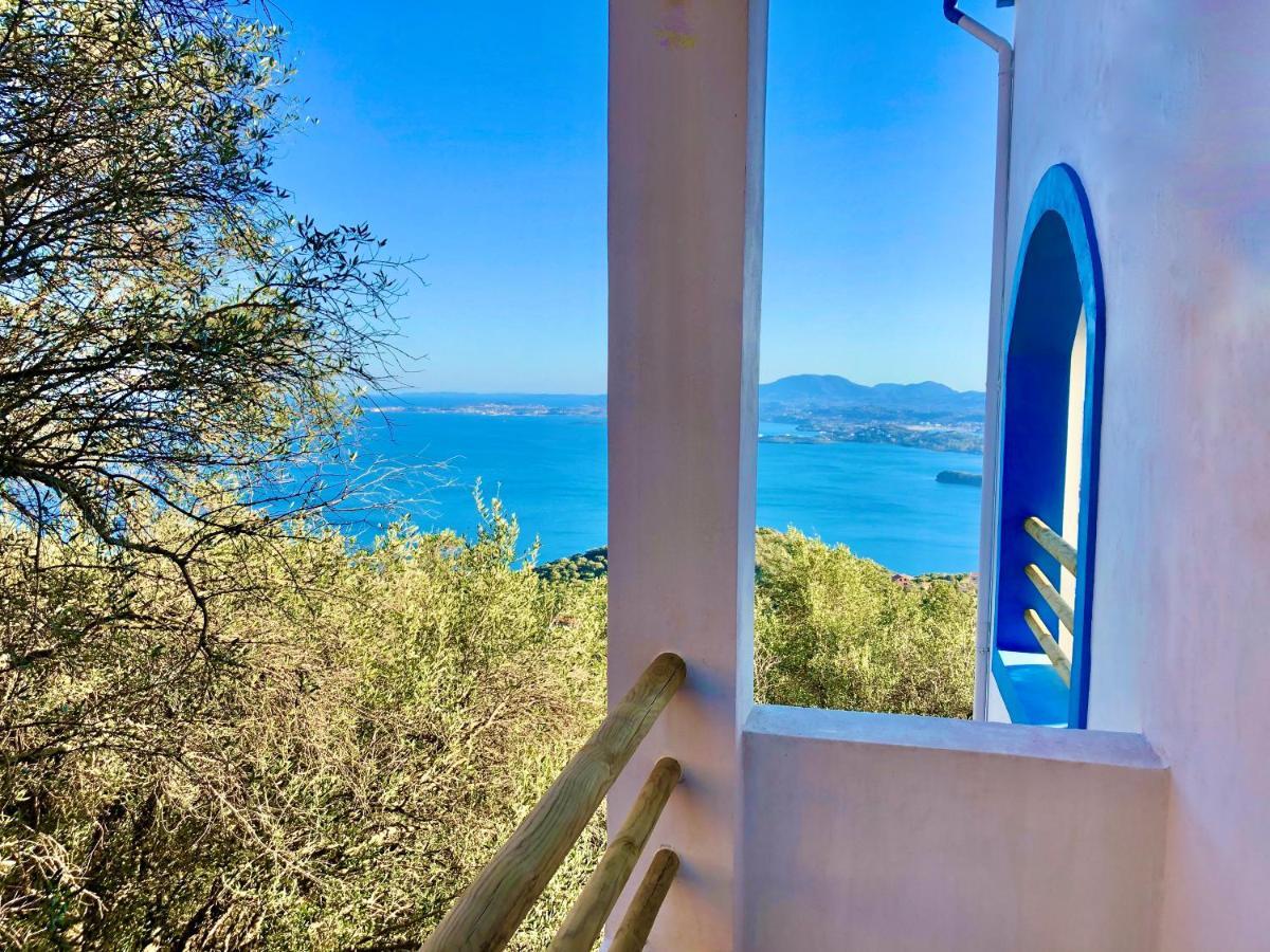House Tanna Of Villa Intaba Spectacular Sea Views Corfiot Riviera Spartilas Corfu Island Greece Close To Ipsos Beach Spartylas Екстер'єр фото