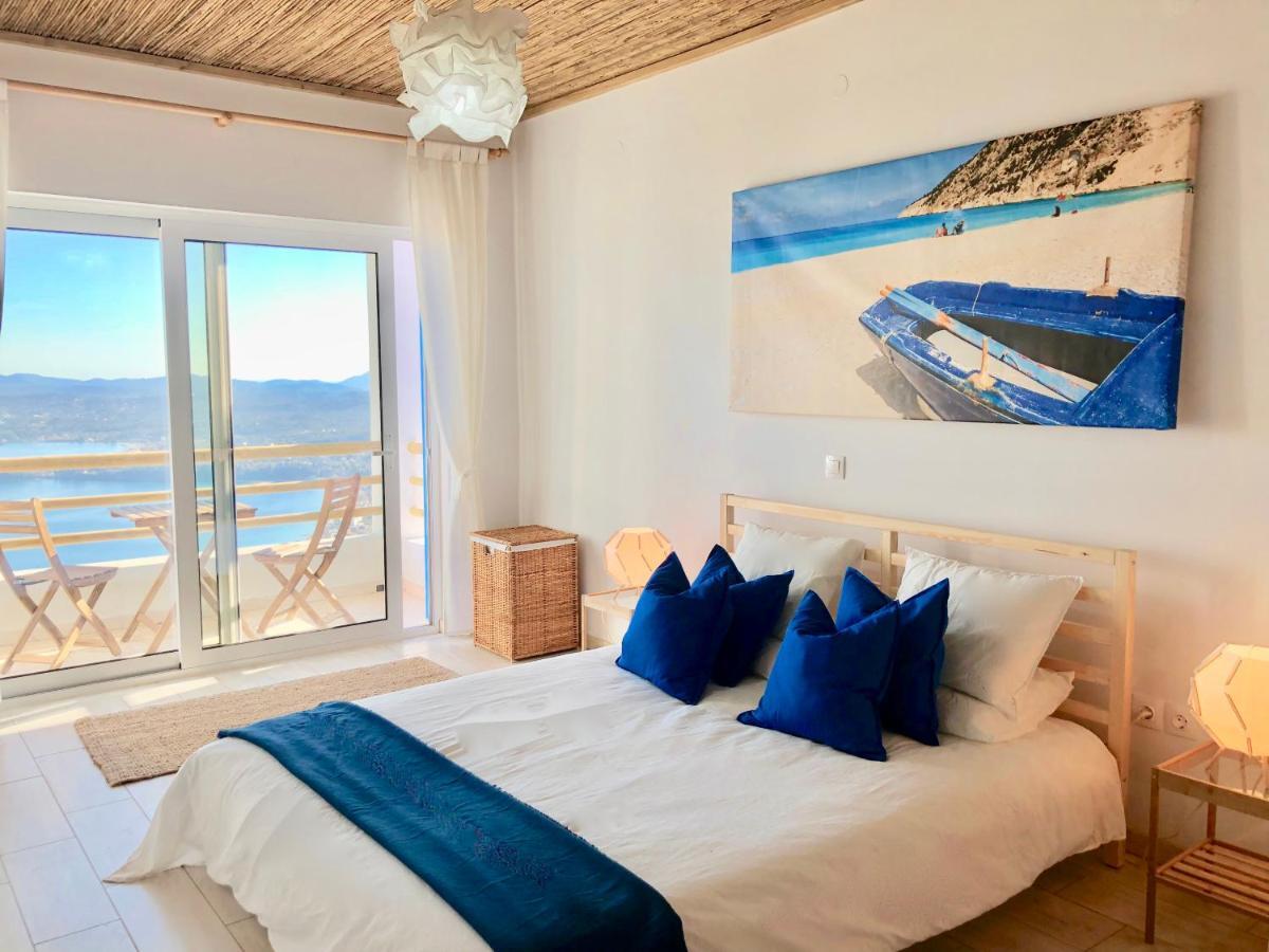 House Tanna Of Villa Intaba Spectacular Sea Views Corfiot Riviera Spartilas Corfu Island Greece Close To Ipsos Beach Spartylas Екстер'єр фото